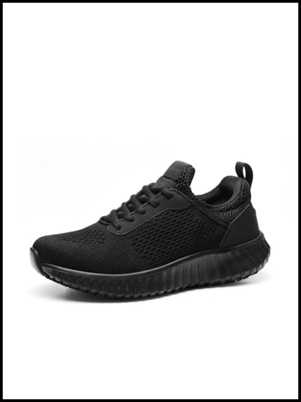 Bruno Marc Women's Non-Slip Work Shoes Restaurant Slip Resistant Mesh Lace-Up
